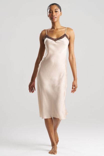 Ashley Icon Lace Slip Dress Cream Natori