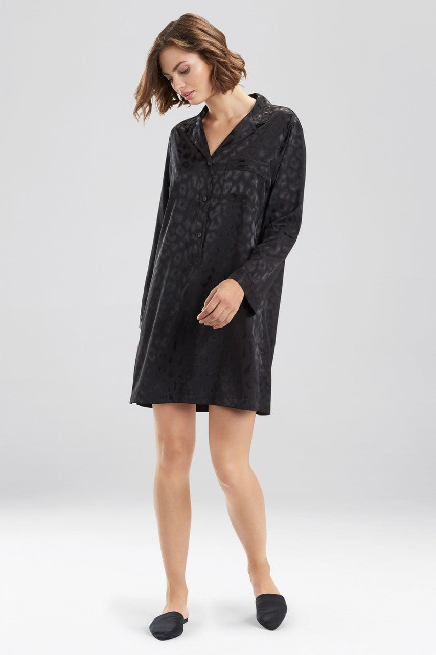 Buy Decadence Sleepshirt in Black Online Black Natori