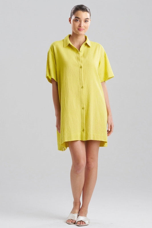 Onsen Cotton Sleepshirt Chartreuse Natori