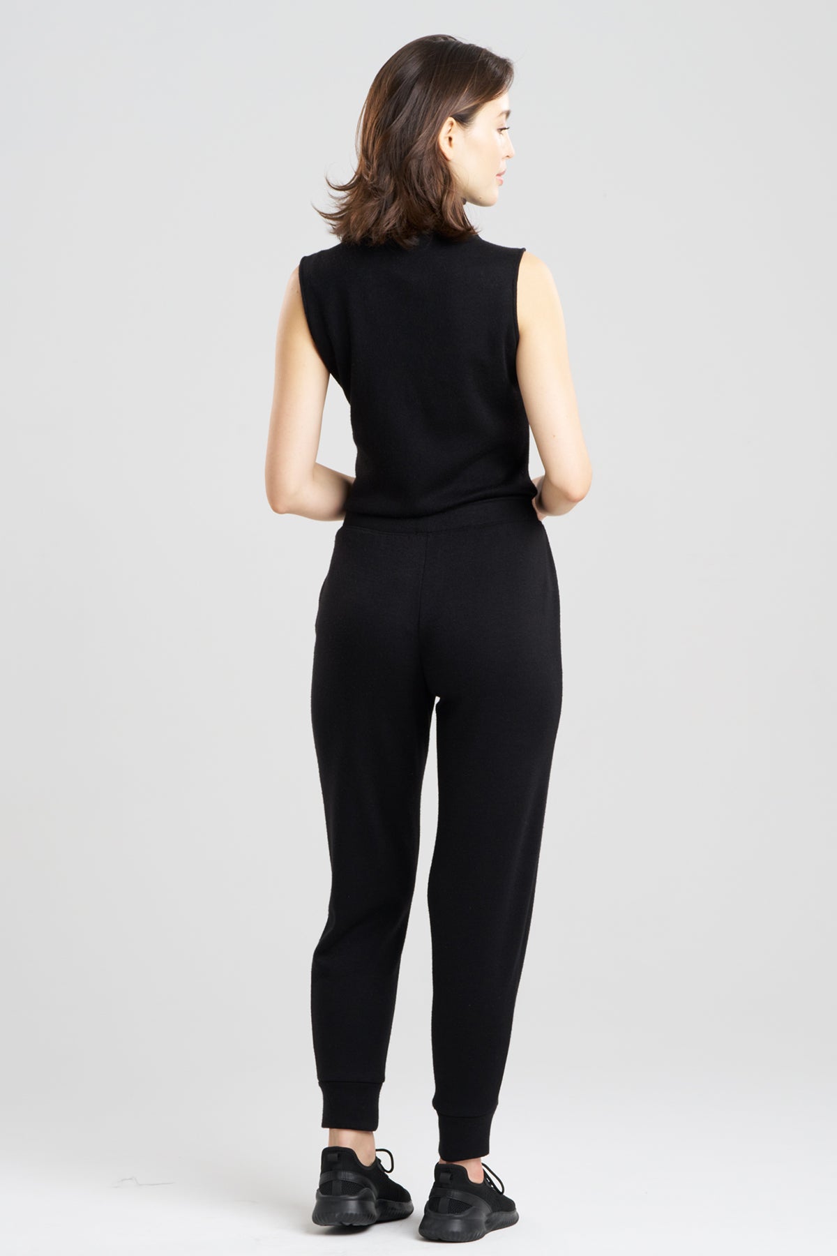 Himalaya Sweater Knit Joggers Black Natori