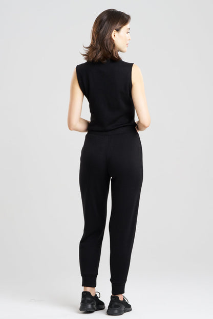 Himalaya Sweater Knit Joggers Black Natori