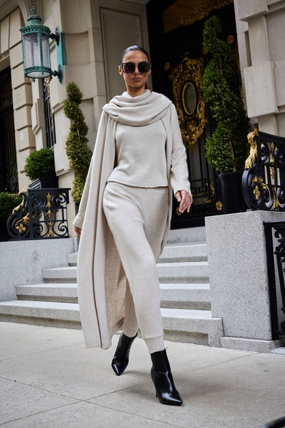 Himalaya Sweater Knit Joggers Cashmere Natori