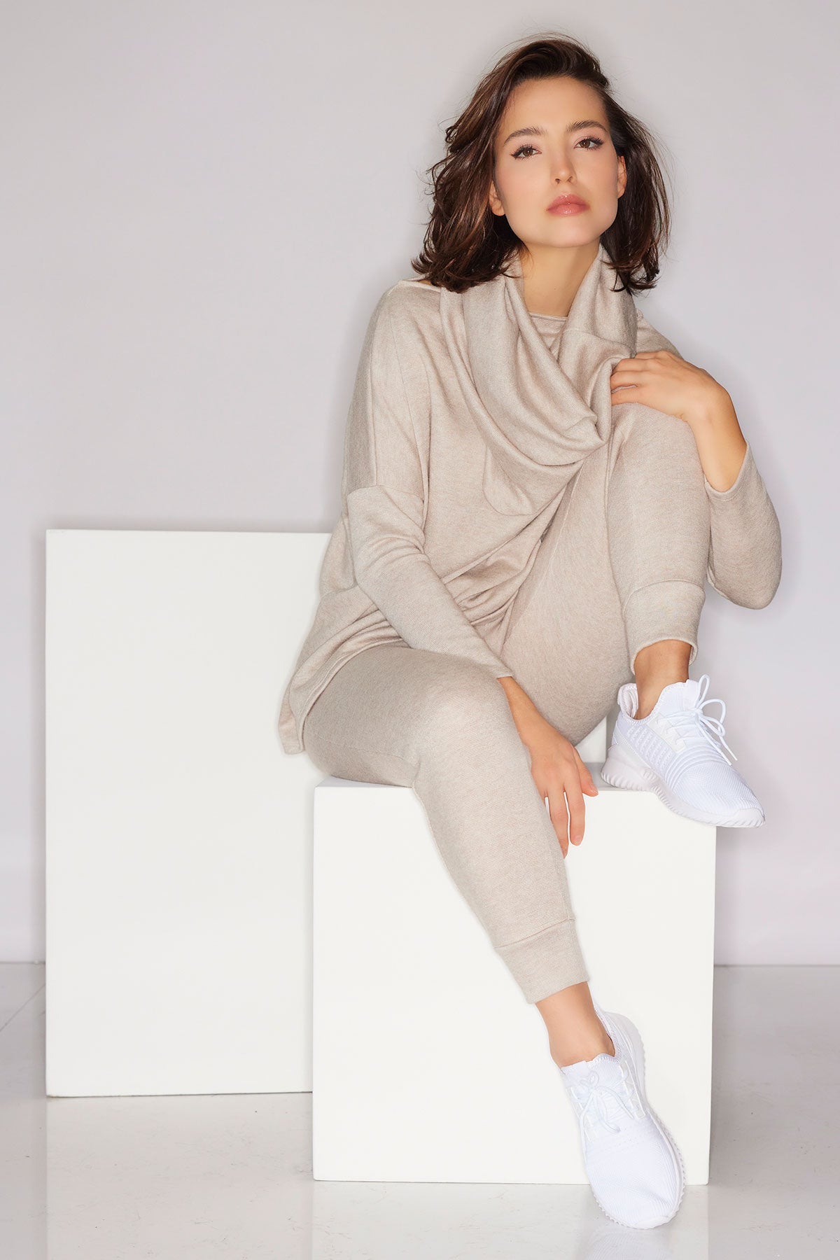 Himalaya Sweater Knit Joggers Cashmere Natori