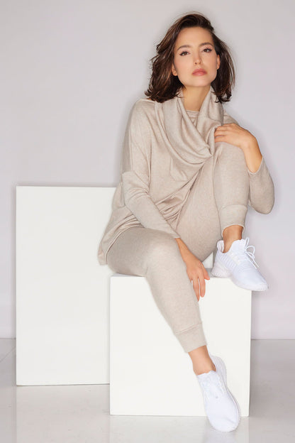 Himalaya Sweater Knit Joggers Cashmere Natori