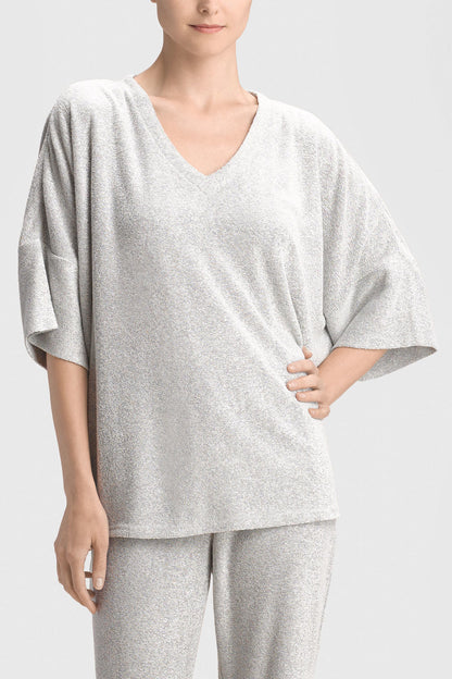 Buy Terry Lounge Top in Heather Grey Online Heather Grey Natori