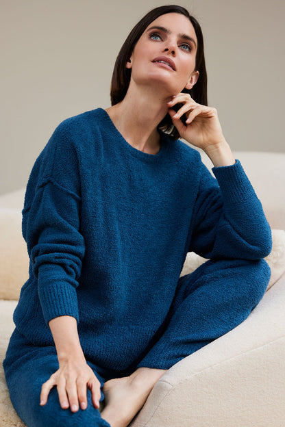 Luna Mellow Joggers Midnight Teal Natori