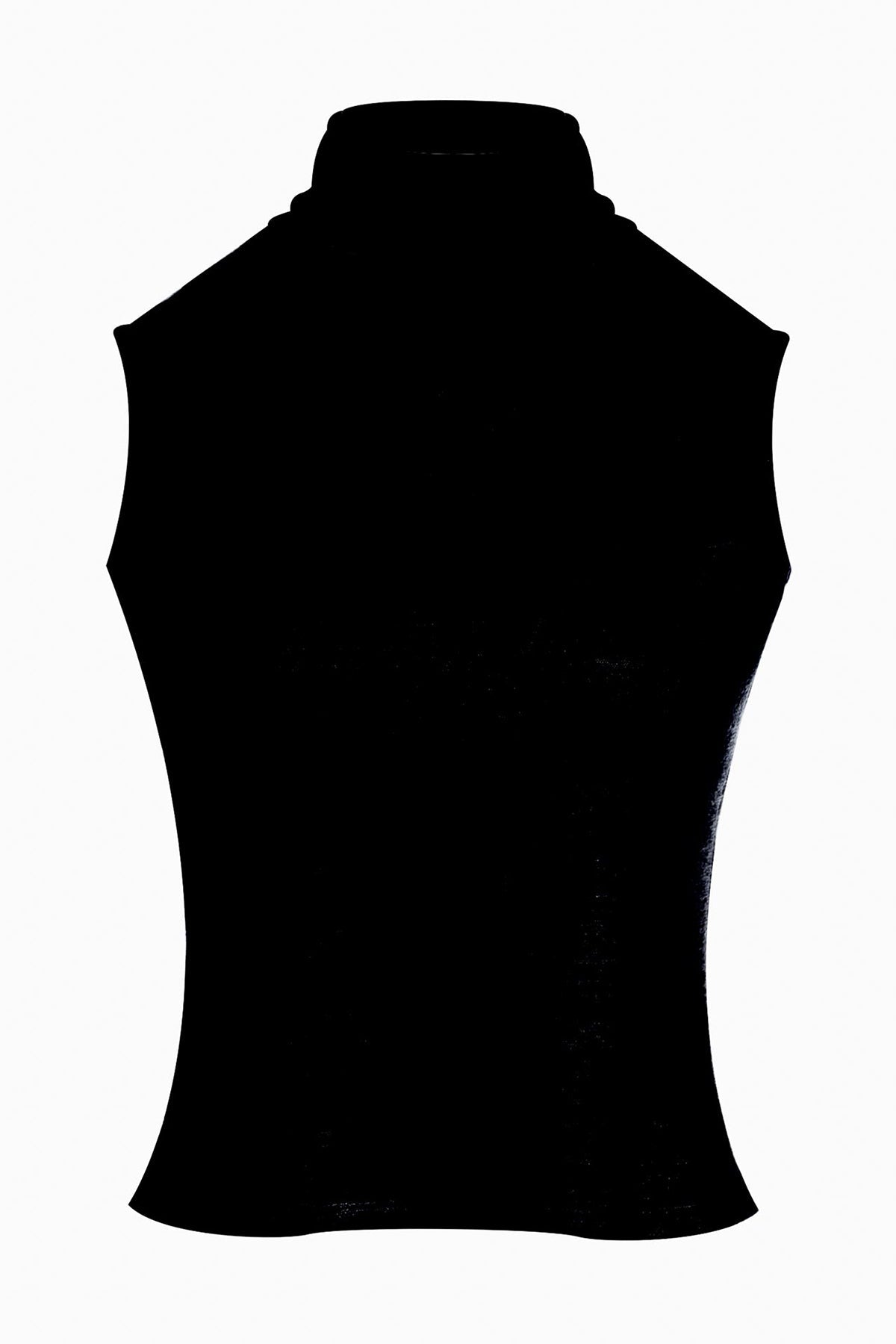 Himalaya Sweater Knit Mock Neck Top Black Natori