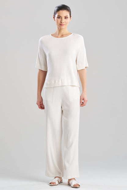 Suki Wedge Top Warm White Natori