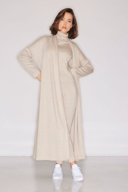 Himalaya Sweater Knit Mock Neck Top Cashmere Natori