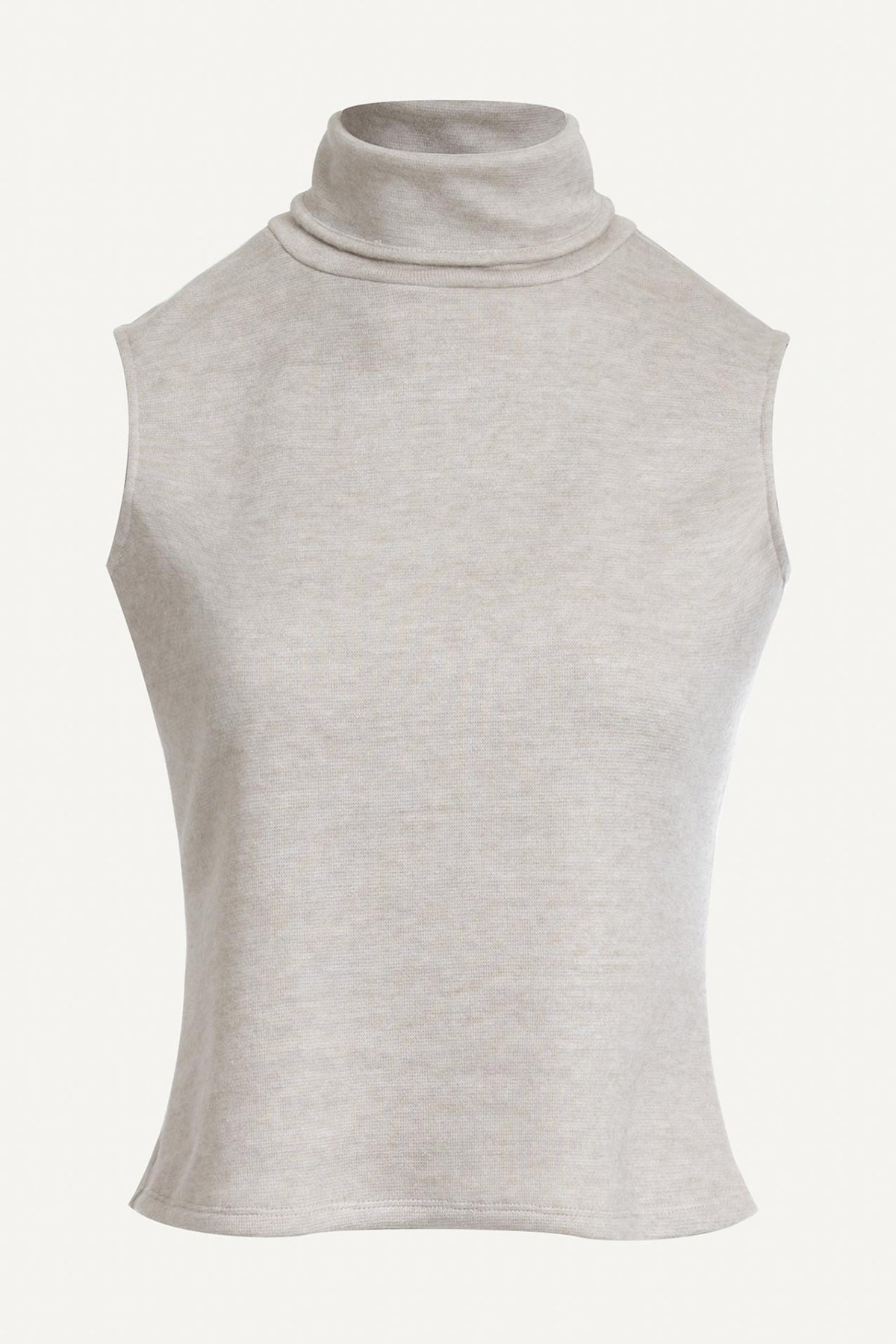 Himalaya Sweater Knit Mock Neck Top Cashmere Natori