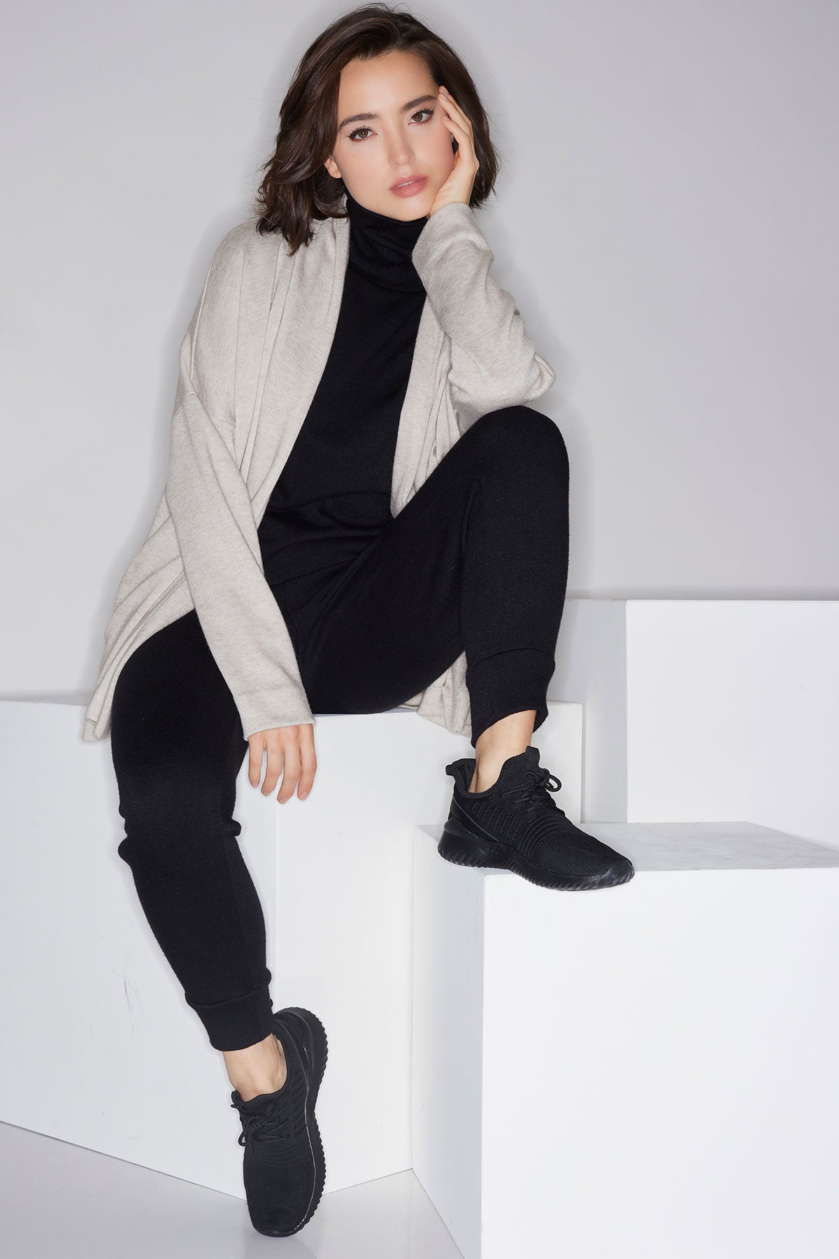 Himalaya Sweater Knit Cardigan Cashmere Natori
