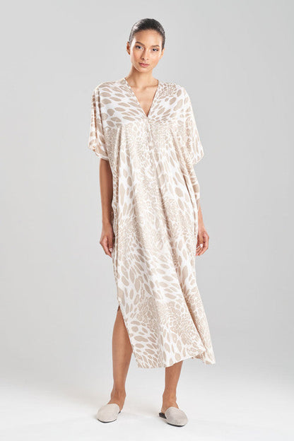 Buy Luxe Leopard Caftan in Sand Taupe Online Sand Taupe Natori