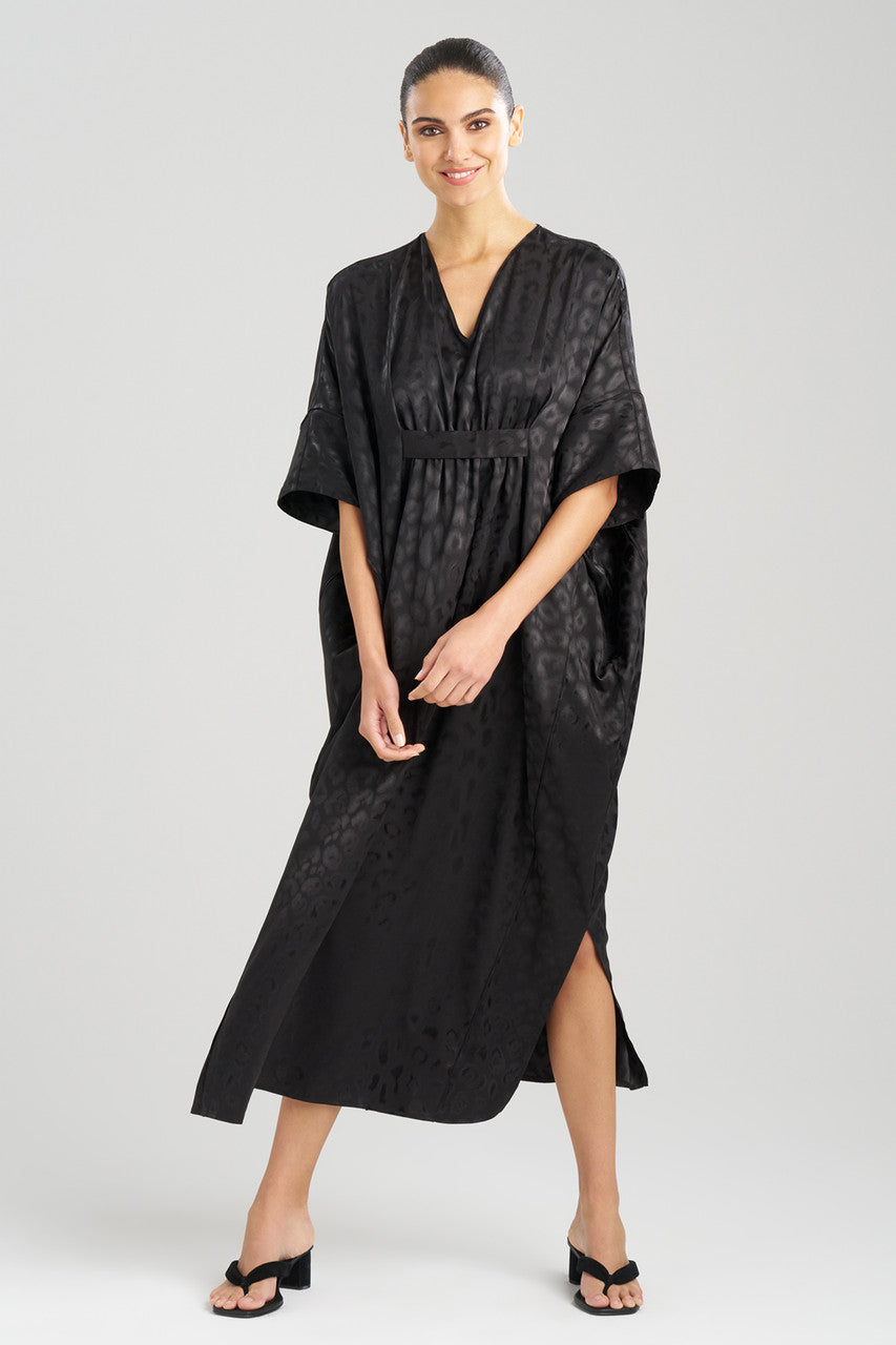 Buy Decadence Caftan in Black Online Black Natori