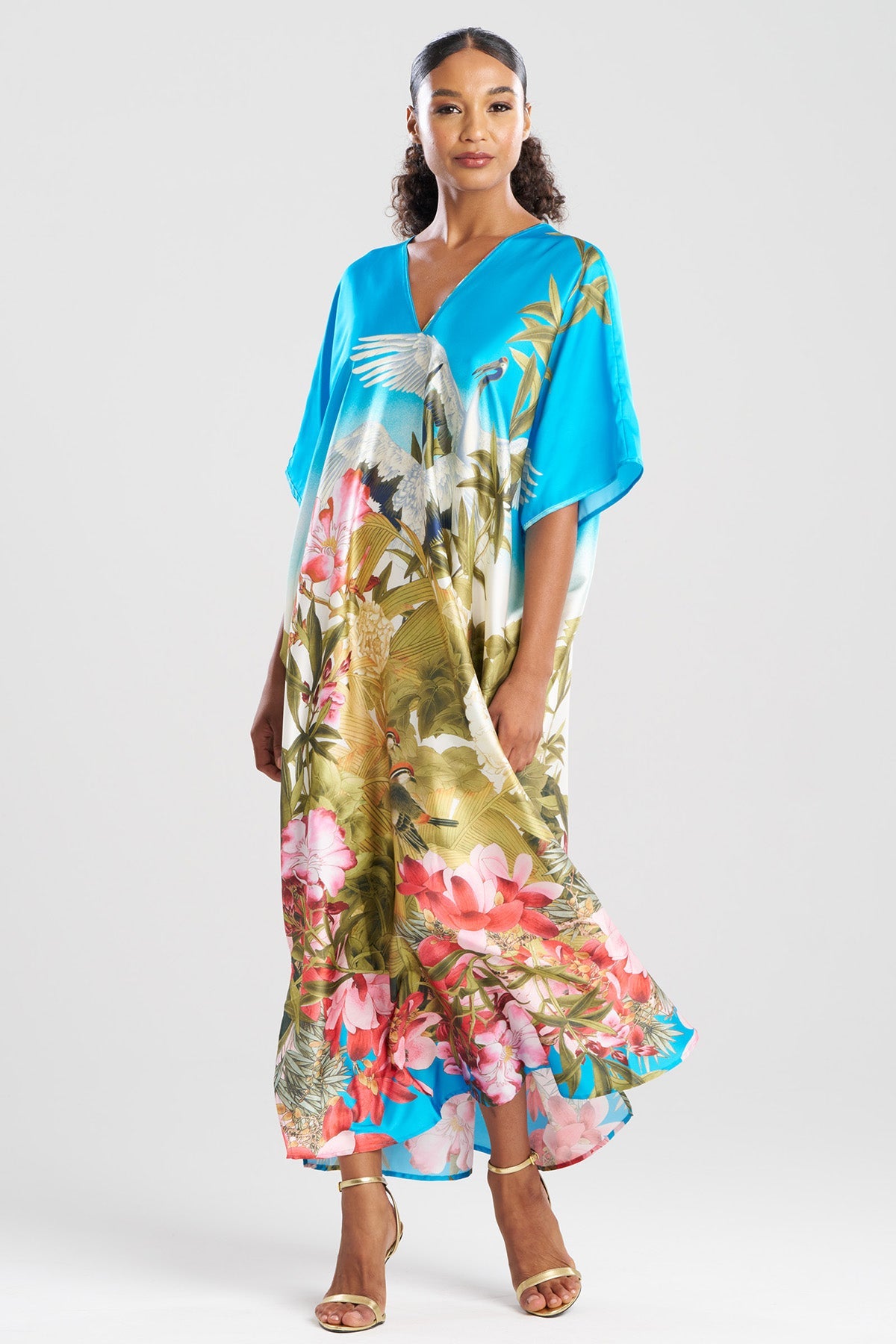 Crane Caftan Multi Natori