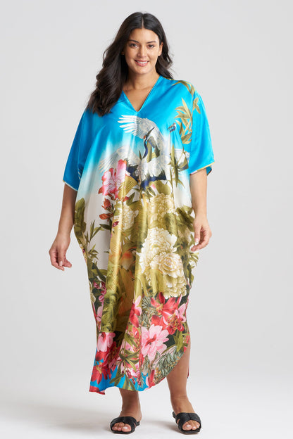 Crane Caftan Multi Natori
