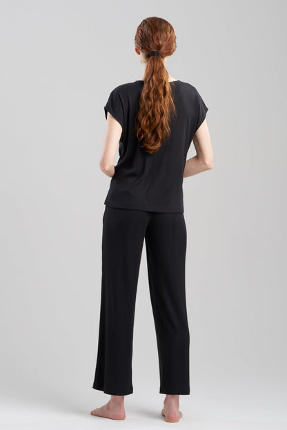 Buy Eden Rib Knit Everywhere Top in Black Online Black Natori