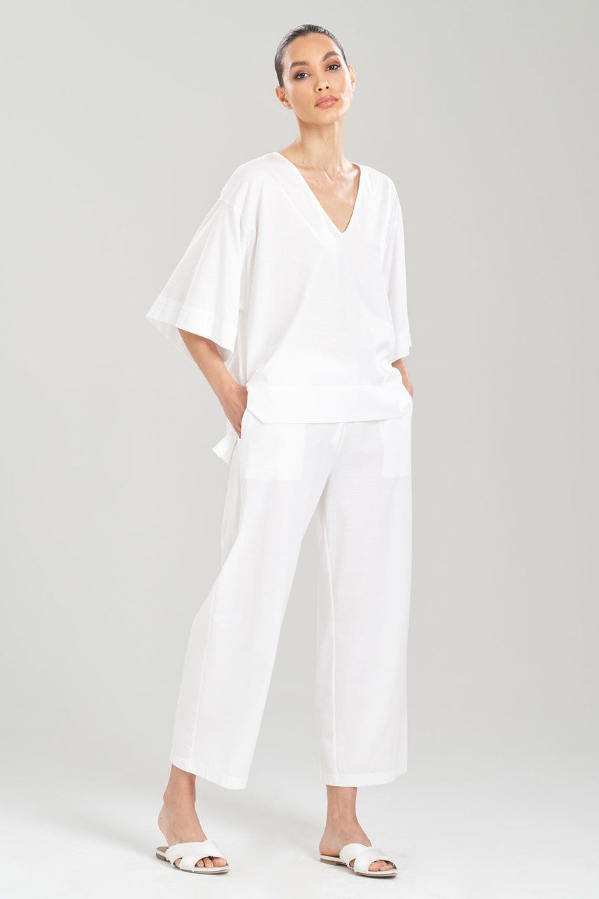 Buy Bliss Essentials V-Neck Top in White Online White Natori