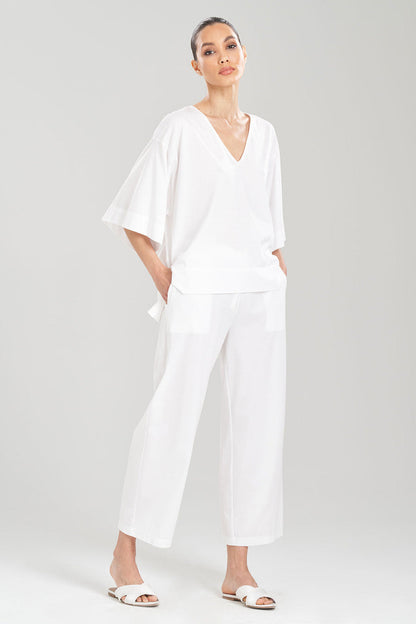 Buy Bliss Essentials V-Neck Top in White Online White Natori