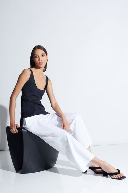 Buy Bliss Essentials Tank in Black Online Black Natori