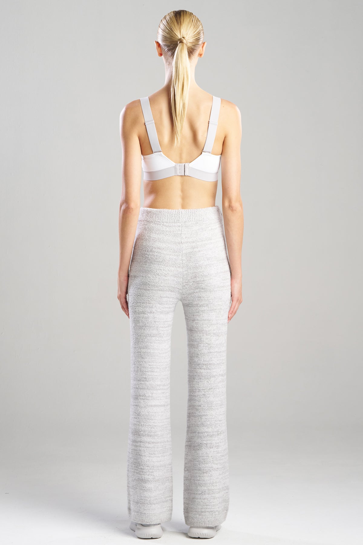 Luna Mellow Flare Pants Light Heather Grey Natori