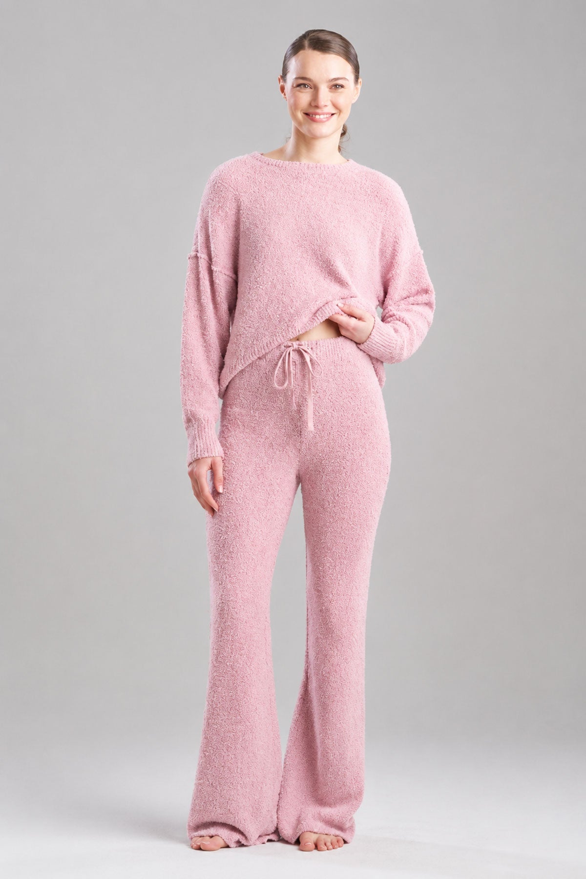 Luna Mellow Flare Pants Rose Quartz Natori