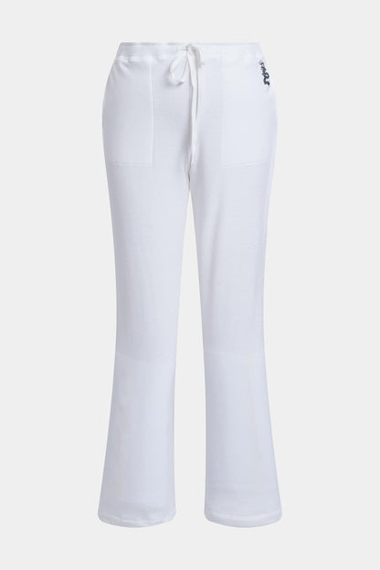 Cocoon Brushed French Terry Straight Leg Pants White Natori