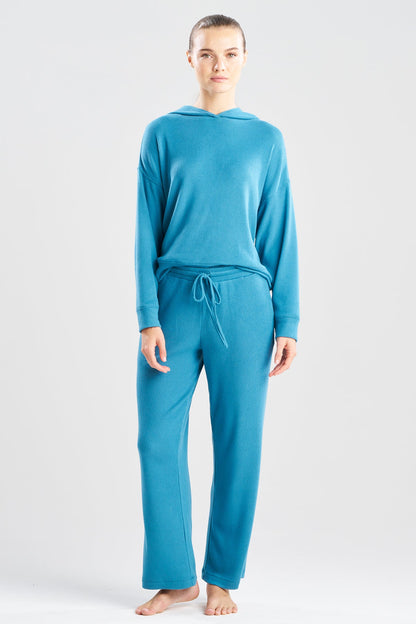 Eden Rib Knit Everywhere Straight Leg Pants Blue Shadow Natori