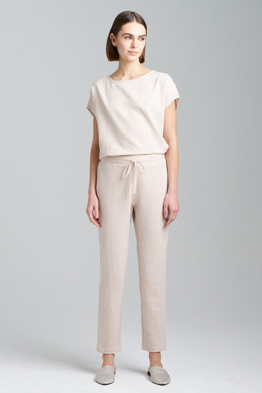 Buy Onsen Cotton Slim Pants in Sand Dune Online Sand Dune Natori