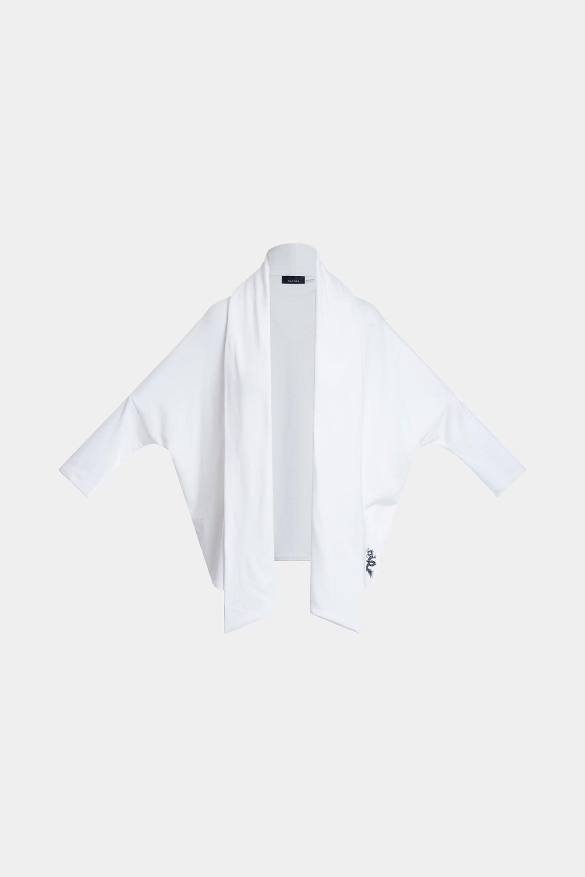 Cocoon Brushed French Terry Cardigan White Natori