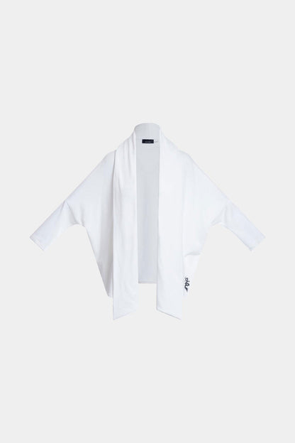 Cocoon Brushed French Terry Cardigan White Natori