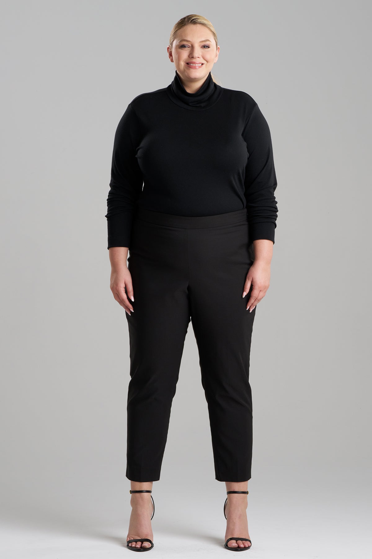 Buy Cotton Chino Pants in Black Online Black Natori