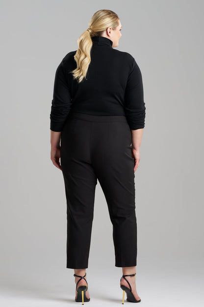 Buy Cotton Chino Pants in Black Online Black Natori