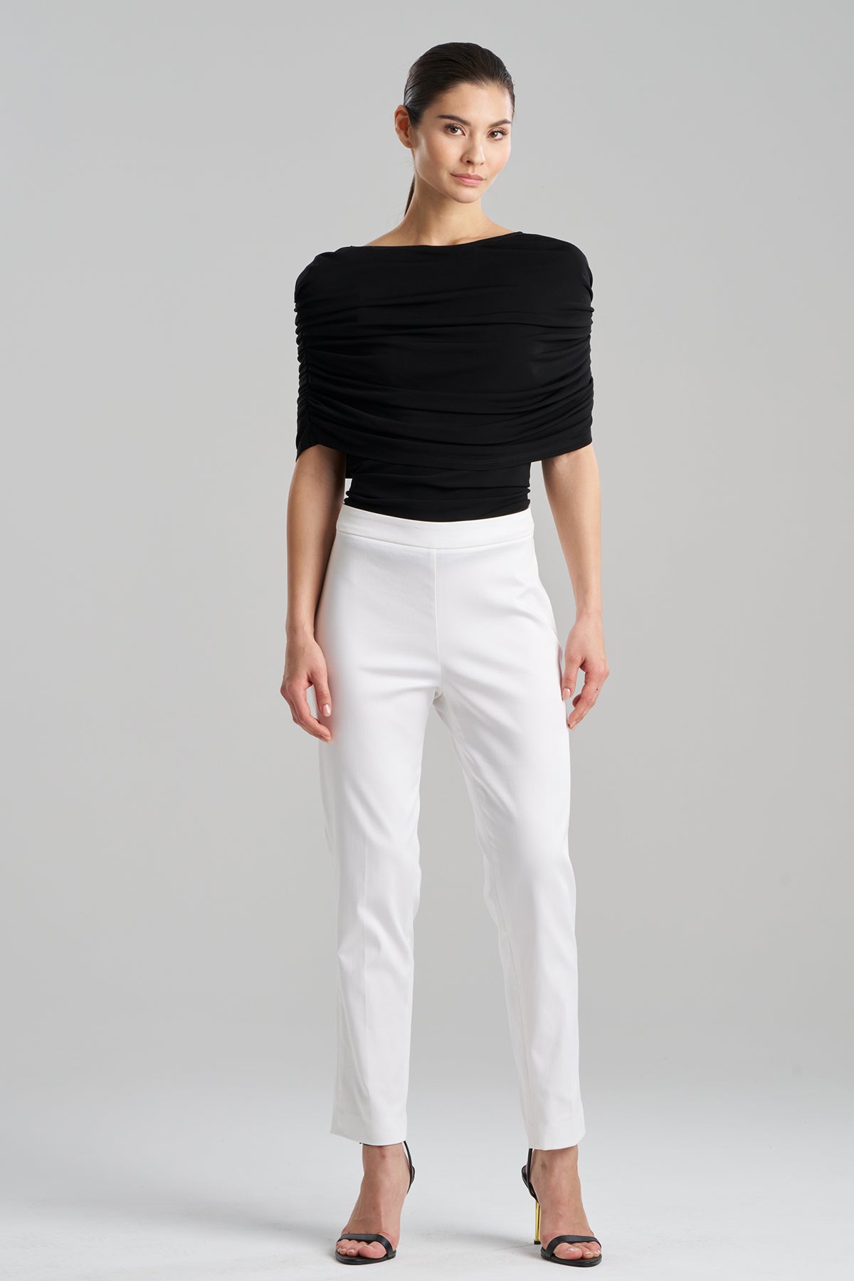Cotton Chino Pants White Natori