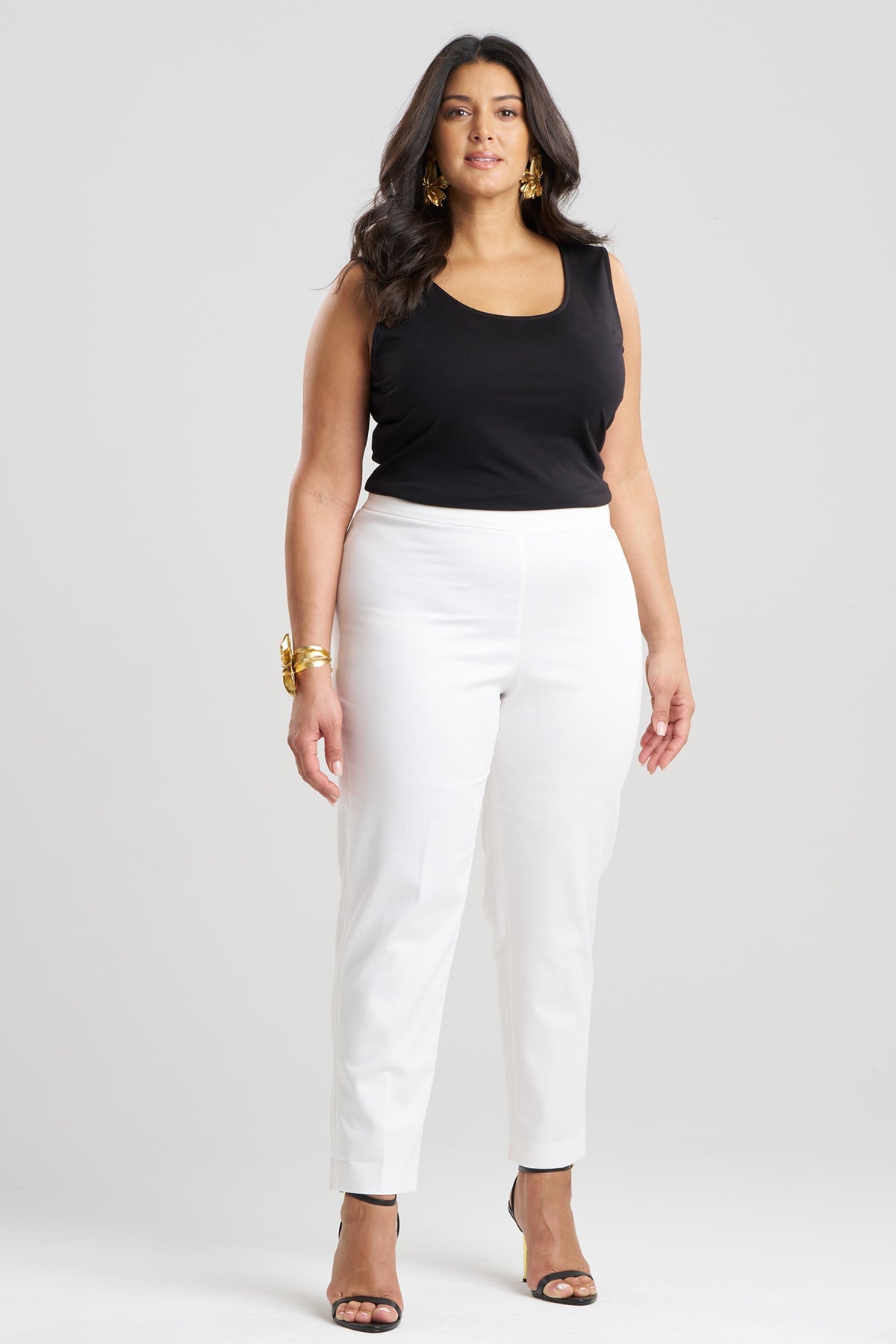 Cotton Chino Pants White Natori