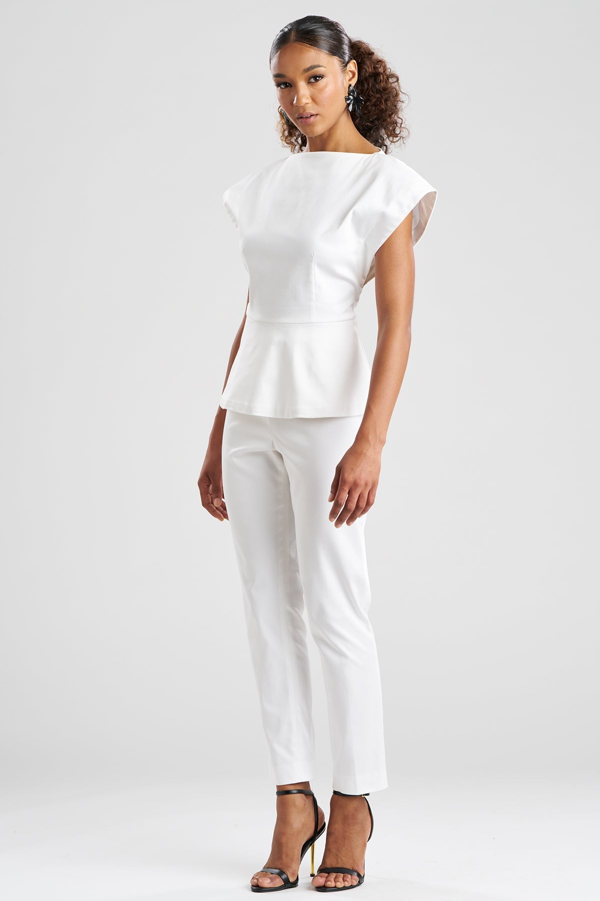 Cotton Chino Top White Natori