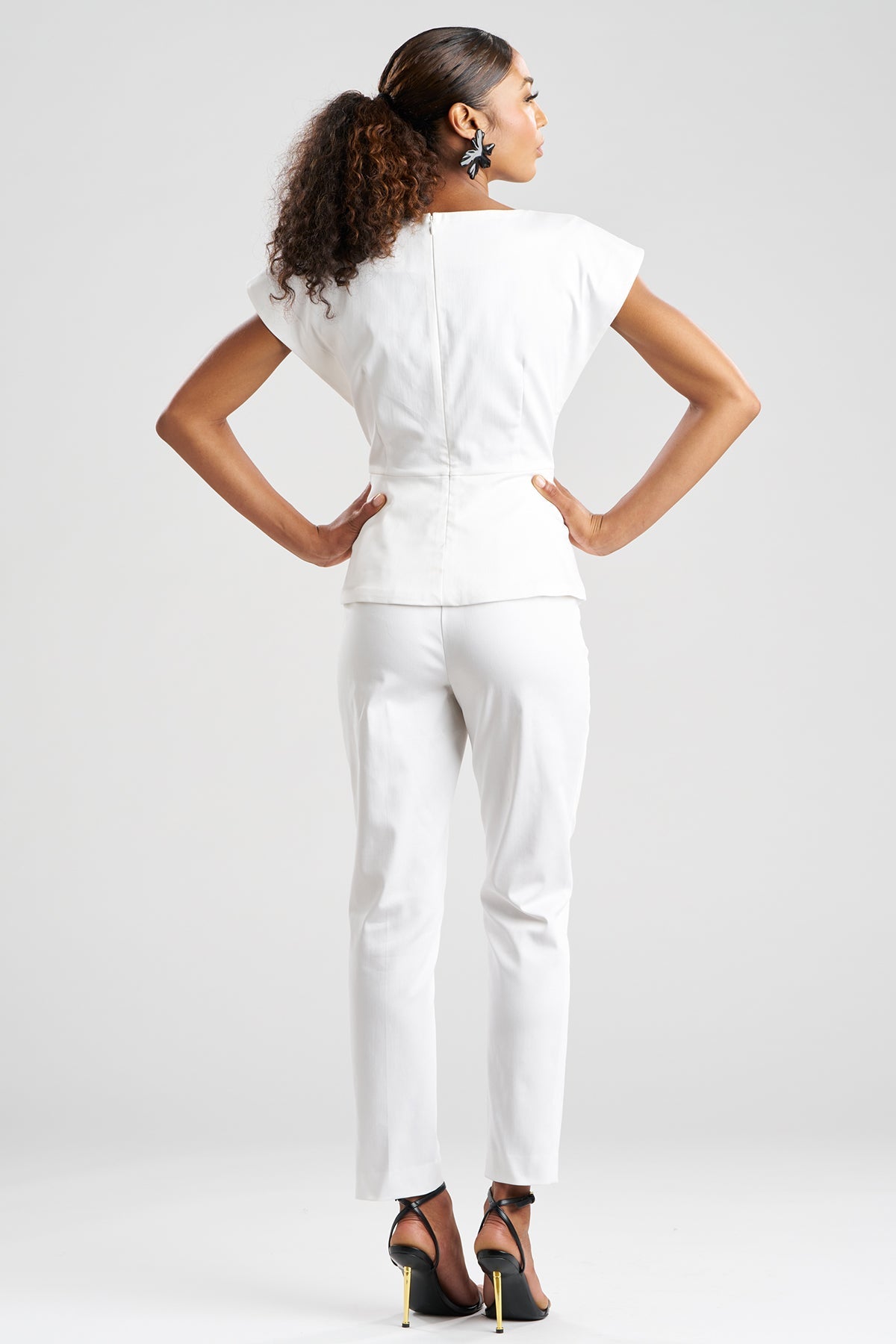 Cotton Chino Top White Natori