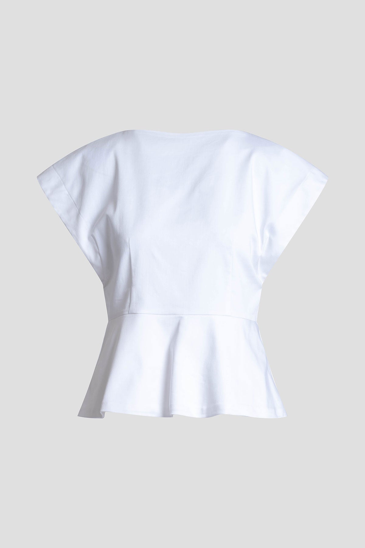Cotton Chino Top White Natori
