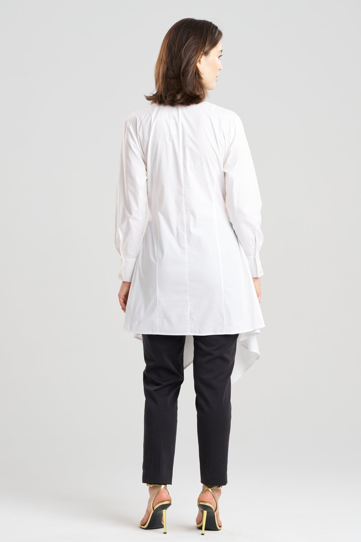 Cotton Poplin Handkerchief Tunic White Natori