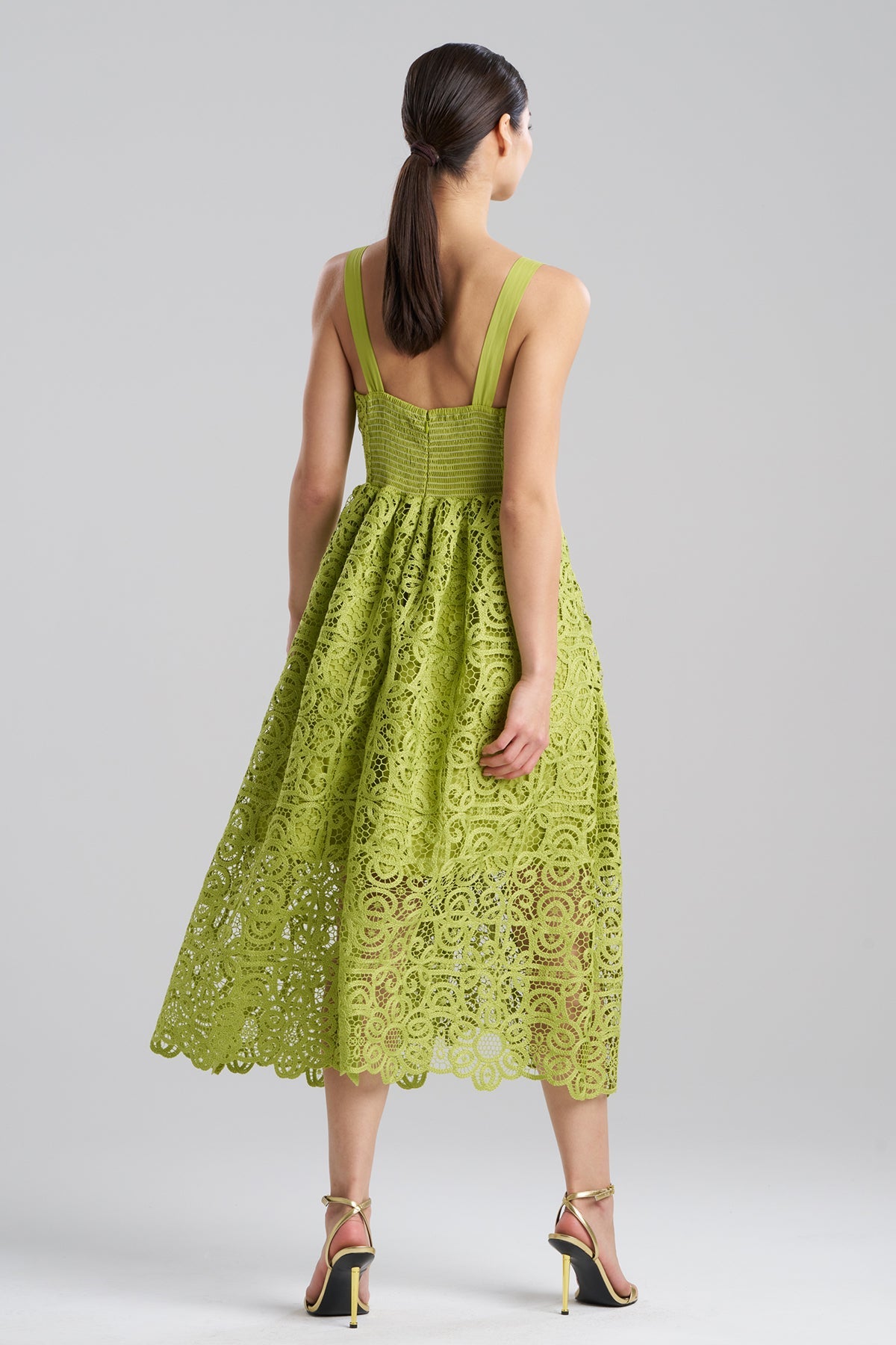 Raffia Lace Sundress Pear Natori