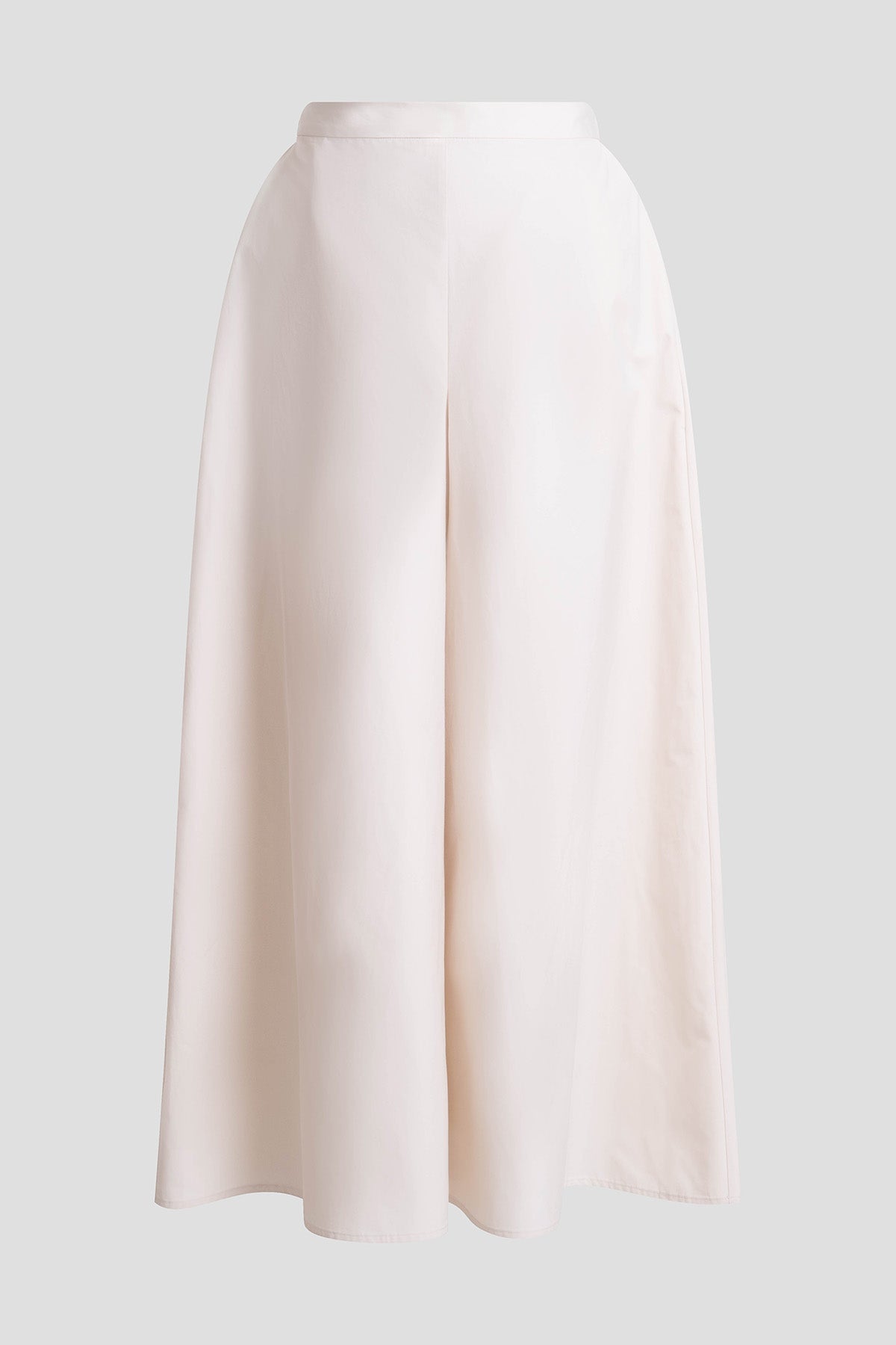 Tech Cotton Taffeta Palazzo Pants Ivory Natori