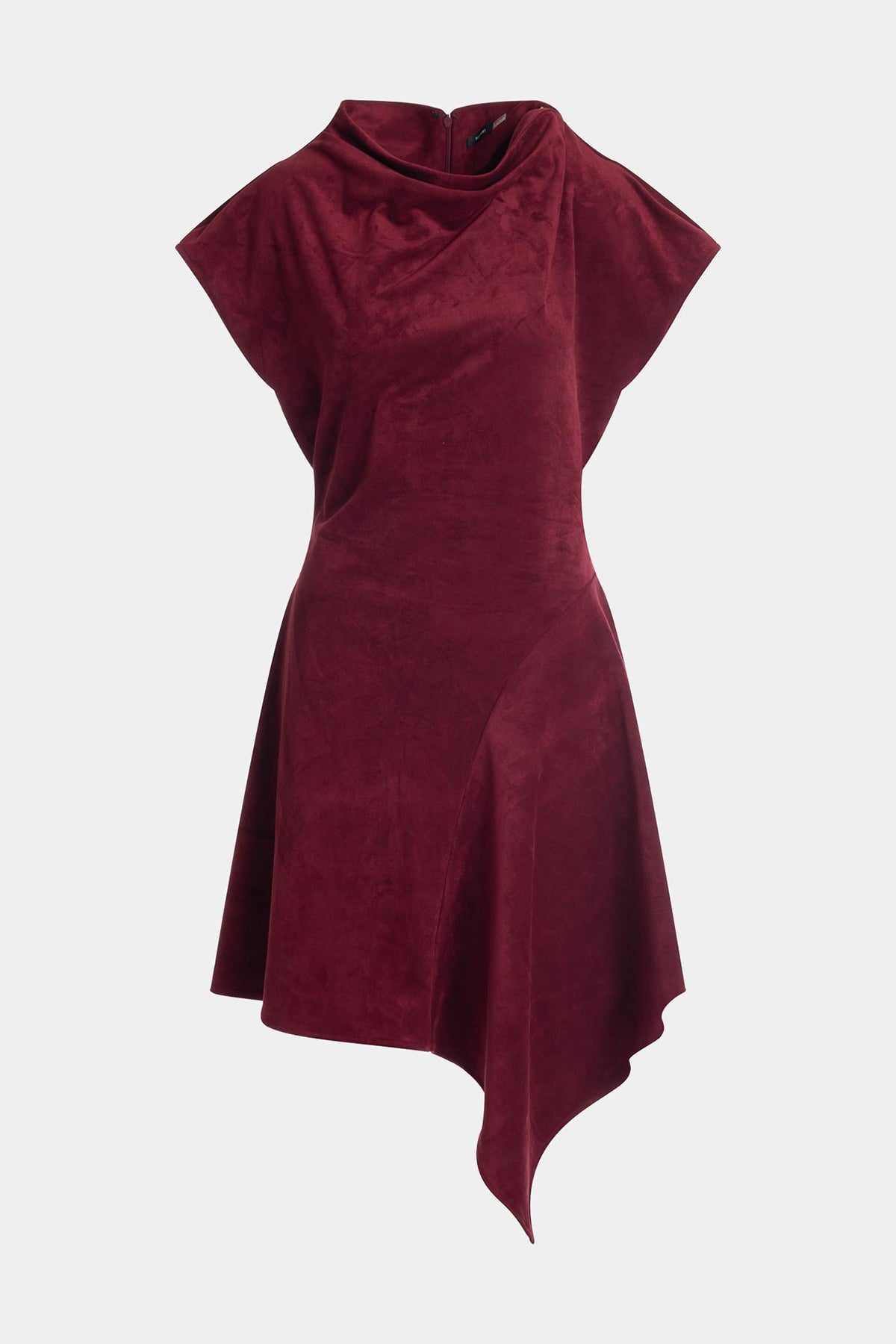 Vegan Luxe Suede Asymmetric Dress Ruby Natori