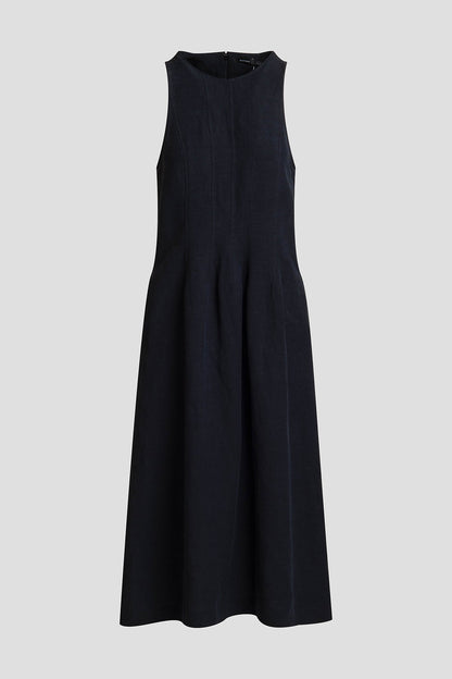 Light Weight Linen Dress Black Natori