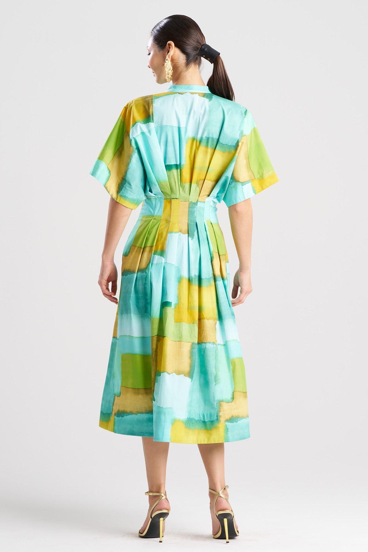Chiyo Cotton Dress Mizu Blue Natori