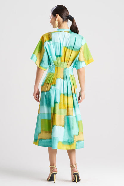Chiyo Cotton Dress Mizu Blue Natori