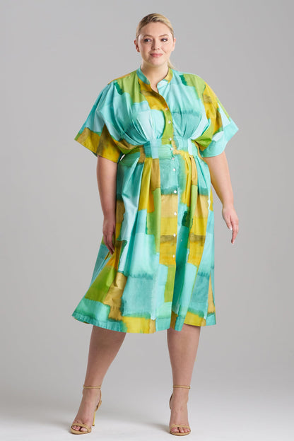 Chiyo Cotton Dress Mizu Blue Natori
