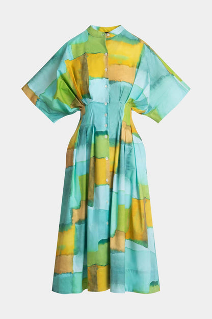 Chiyo Cotton Dress Mizu Blue Natori