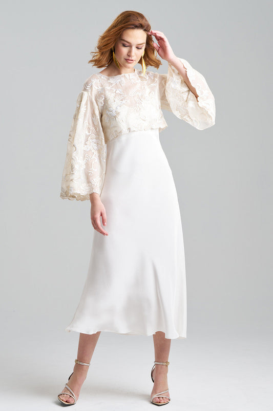 Buy Couture Piña Embroidered Top in Natural Online Natural Natori