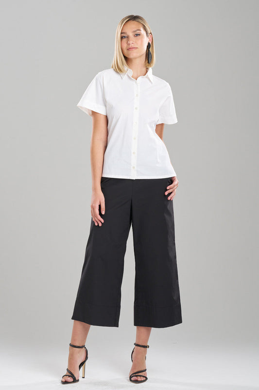 Buy Techno Poplin Shirt in White Online White Natori