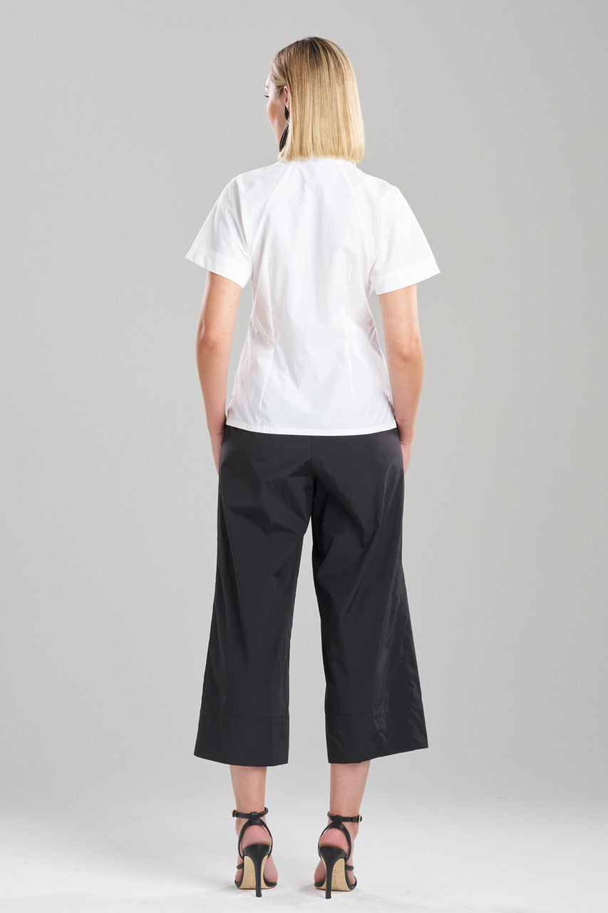 Buy Techno Poplin Shirt in White Online White Natori