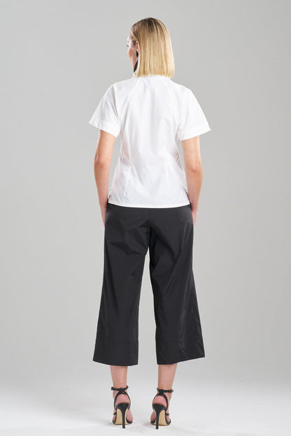 Buy Techno Poplin Shirt in White Online White Natori